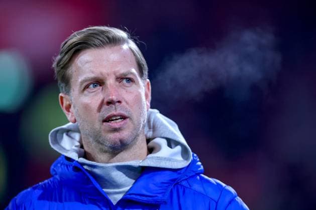 17.01.2025, Fußball, Fortuna Düsseldorf - SV Darmstadt 98, 2.. Fußball Bundesliga, 18. Spieltag, Merkur Spiel-Arena, Saison 2024 2025: Cheftrainer Florian Kohfeldt (SV Darmstadt) DFB regulations prohibit any use of photographs as image sequences and or quasi-video. Nordrhein-Westfalen Deutschland