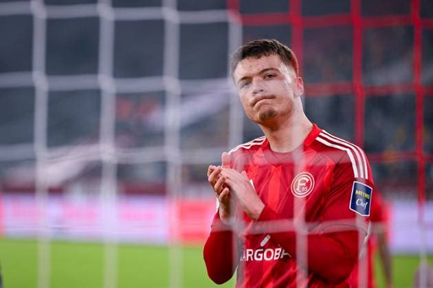 17.01.2025, Fussball, 2. Bundesliga, 18. Spieltag Saison 2024 2025, Fortuna Düsseldorf - SV Darmstadt, Dzenan Pejcinovic (Fortuna Düsseldorf) xRHR-FOTO TKx