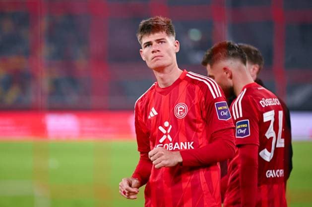 17.01.2025, Fussball, 2. Bundesliga, 18. Spieltag Saison 2024 2025, Fortuna Düsseldorf - SV Darmstadt, Danny Schmidt (Fortuna Düsseldorf), xRHR-FOTO TKx