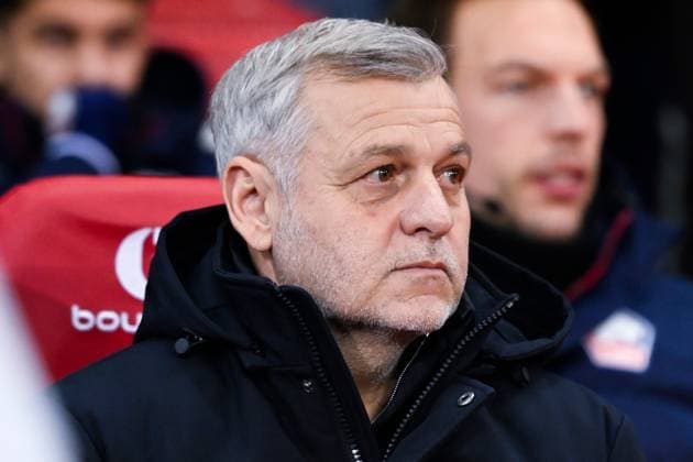 Fußball, OSC Lille - OGC Nizza FOOTBALL : Lille vs Nice - Ligue 1 - 17 01 20225 Bruno Genesio ( coach Lille ) during the Ligue 1 match between Lille OSC and OGC Nice at Stade Pierre Mauroy on January 17 , 2025 in Lille, France. ( Photo by Dante Badano PsnewZ ) - LilleFrance  Copyright: xDantexBadanox