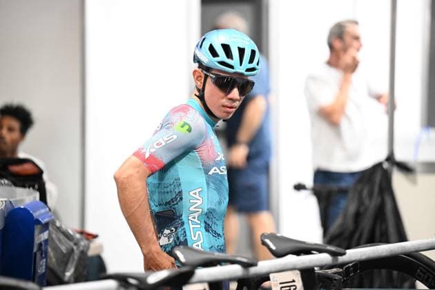 18-01-2025 Allenamento 6 Tour Down Under 2025; 2025, Xds - Astana; Higuita, Sergio; Adelaide; 
