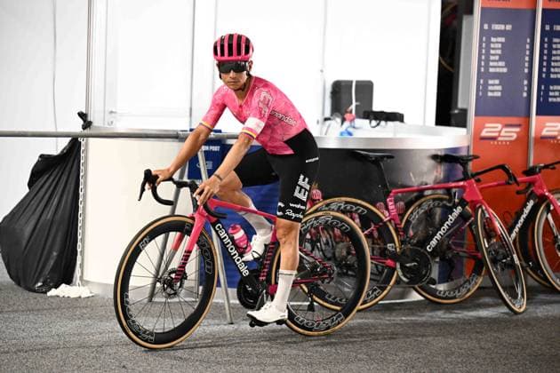 18-01-2025 Allenamento 6 Tour Down Under 2025; 2025, Ef Education - Easypost; Chaves Rubio, Johan Estaban; Adelaide; 
