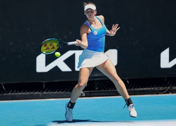 Eva Bennemann (GER), Maedchen Einzel Girls Singles, Australian Open 2025, Melbourne Park, Melbourne, Victoria, Australia. Copyright: xJuergenxHasenkopfx