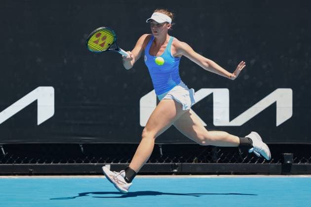 Eva Bennemann (GER), Maedchen Einzel Girls Singles, Australian Open 2025, Melbourne Park, Melbourne, Victoria, Australia. Copyright: xJuergenxHasenkopfx