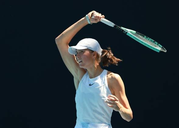 Lilli Tagger (AUT), Maedchen Einzel, Girls Singles, Australian Open 2025, Melbourne Park, Melbourne, Victoria, Australia. Copyright: xJuergenxHasenkopfx
