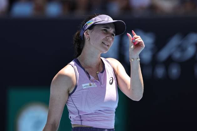 Eva Lys, GER, during third round of 2025 Australian Open in Melbourne, 18 01 2025; -