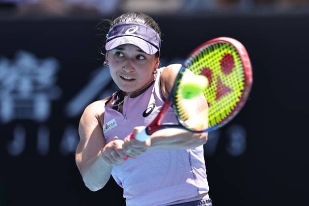 Eva Lys, GER, during third round of 2025 Australian Open in Melbourne, 18 01 2025; -