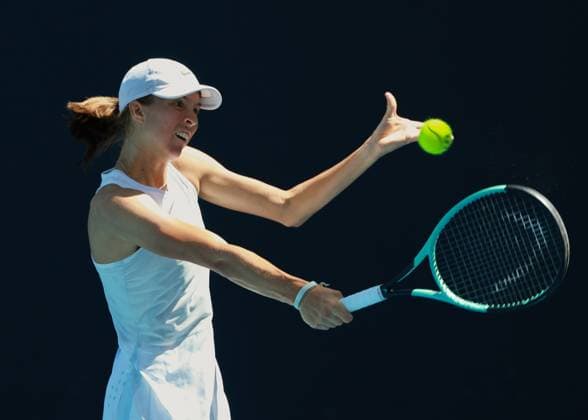Lilli Tagger (AUT), Maedchen Einzel, Girls Singles, Australian Open 2025, Melbourne Park, Melbourne, Victoria, Australia. Copyright: xJuergenxHasenkopfx