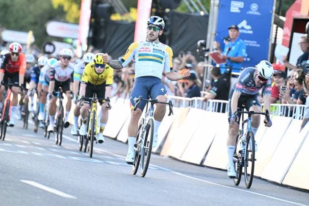18-01-2025 Down Under Classic; 2025, Red Bull - Bora Hansgrohe; 2025, Alpecin - Deceuninck; Welsford, Sam; Uhlig, Henri; Adelaide; 