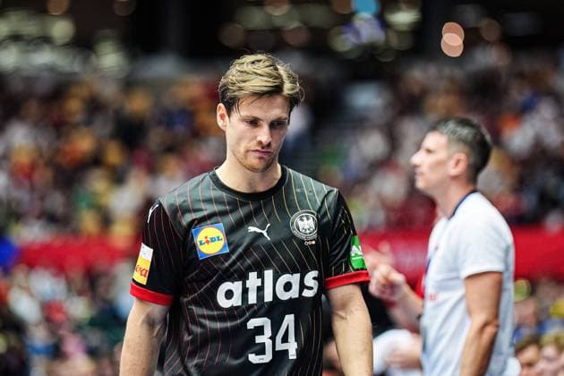 Rune Dahmke (Deutschland, 34) DEN, Schweiz vs. Deutschland, Handball, IHF Weltmeisterschaft 2025, Gruppe A, Spieltag 2, 17.01.2025 DEN, Schweiz vs. Deutschland, Handball, IHF Weltmeisterschaft 2025, Gruppe A, Spieltag 2, 17.01.2025 Herning Copyright: xEibner-Pressefoto MarcelxvonxFehrnx EP_MFN
