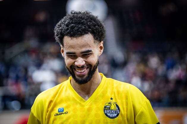 Rostock, Deutschland 18. Januar 2025: 1.BBL - 2024 2025 - Rostock Seawolves vs. EWE Baskets Oldenburg Im Bild: Norris Agbakoko (EWE Baskets Oldenburg) Copyright: xFotostandx xVoelkerx