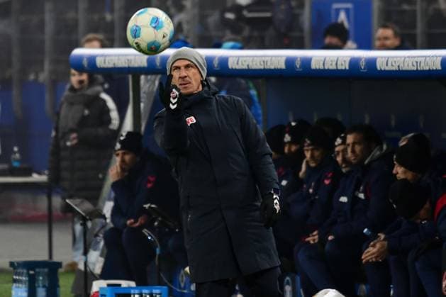 Gerhard Struber Trainer ( Köln ) Deutschland , Hamburg , Volksparkstadion , Fussball , 2 . Bundesliga , Hamburger SV - 1 FC Koeln