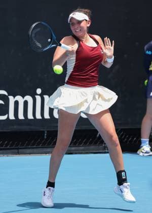 Sonja Zhenikhova (GER), Maedchen Einzel, Girls Singles, Australian Open 2025, Melbourne Park, Melbourne, Victoria, Australia. Copyright: xJuergenxHasenkopfx