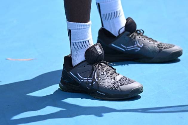 Australian Open - Gael Monfils and wife Elina Svitolina Practice Session Gael Monfils (FRA) at practice at the 2025 Australian Open at Melbourne Park in Melbourne, Australia, on January 19, 2025. Photo by Corinne Dubreuil ABACAPRESS.COM Melbourne Australia  Copyright: xDubreuilxCorinne ABACAx