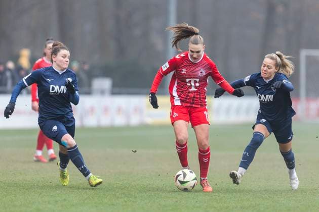 Testspiel Frauen: 1. FC Köln - VfL Bochum, 19.01.2025 Alena Bienz (1. FC Köln, 11). Testspiel Frauen, 1. FC Köln - VfL Bochum, am 19.01.2025, Geißbockheim, Köln Copyright: xBEAUTIFULxSPORTS Meuselx
