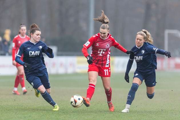 Testspiel Frauen: 1. FC Köln - VfL Bochum, 19.01.2025 Alena Bienz (1. FC Köln, 11). Testspiel Frauen, 1. FC Köln - VfL Bochum, am 19.01.2025, Geißbockheim, Köln Copyright: xBEAUTIFULxSPORTS Meuselx