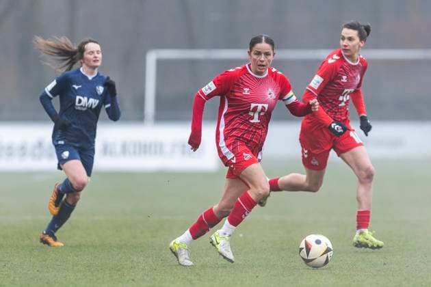 Testspiel Frauen: 1. FC Köln - VfL Bochum, 19.01.2025 Laura Feiersinger (1. FC Köln, 27). Testspiel Frauen, 1. FC Köln - VfL Bochum, am 19.01.2025, Geißbockheim, Köln Copyright: xBEAUTIFULxSPORTS Meuselx