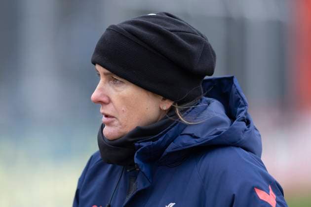 Testspiel Frauen: 1. FC Köln - VfL Bochum, 19.01.2025 Brittal Carlson (1. FC Köln, Cheftrainerin). Testspiel Frauen, 1. FC Köln - VfL Bochum, am 19.01.2025, Geißbockheim, Köln Copyright: xBEAUTIFULxSPORTS Meuselx