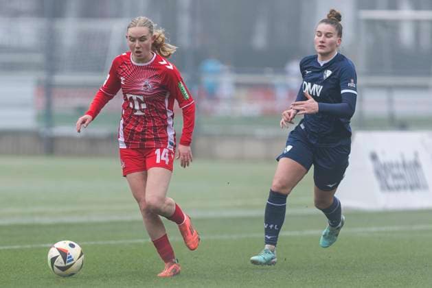 Testspiel Frauen: 1. FC Köln - VfL Bochum, 19.01.2025 Carlotta Imping (1. FC Köln, 14). Testspiel Frauen, 1. FC Köln - VfL Bochum, am 19.01.2025, Geißbockheim, Köln Copyright: xBEAUTIFULxSPORTS Meuselx