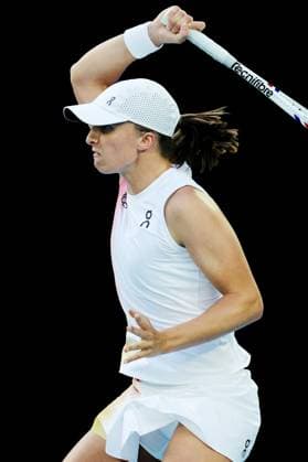 Iga Swiatek during her fourth round match against Lys on the Rod Laver Arena Australian Open, Day Nine, Tennis, Melbourne Park, Melbourne, Australia - 20 Jan 2025  Copyright: xRachelxBach Shutterstockx 15105043ce