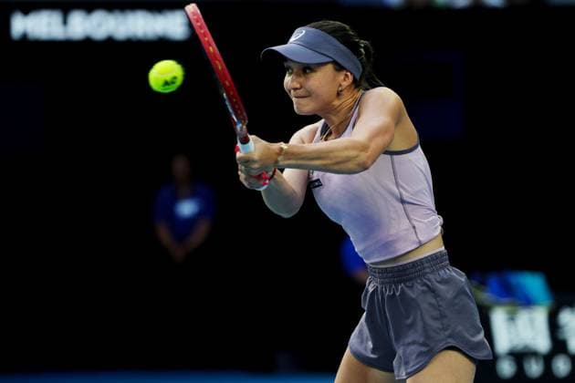 Sport Bilder des Tages Eva Lys during her fourth round match against Swiatek on the Rod Laver Arena Australian Open, Day Nine, Tennis, Melbourne Park, Melbourne, Australia - 20 Jan 2025  Copyright: xRachelxBach Shutterstockx 15105043cl