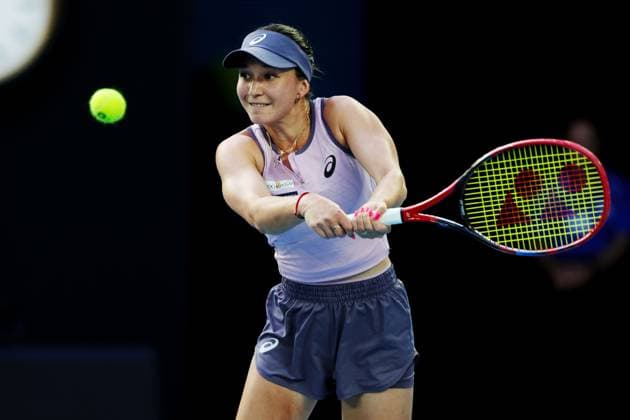 Eva Lys during her fourth round match against Swiatek on the Rod Laver Arena Australian Open, Day Nine, Tennis, Melbourne Park, Melbourne, Australia - 20 Jan 2025  Copyright: xRachelxBach Shutterstockx 15105043cv