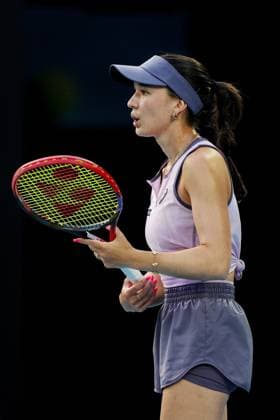 Eva Lys during her fourth round match against Swiatek on the Rod Laver Arena Australian Open, Day Nine, Tennis, Melbourne Park, Melbourne, Australia - 20 Jan 2025  Copyright: xRachelxBach Shutterstockx 15105043cy