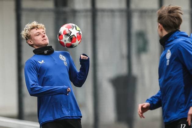Club s Joaquin Seys pictured during a training session of Belgian Club Brugge KV, Monday 20 January 2025 in Brugge. Tomorrow, they will play against Italian club Juventus, on the seventh day (out of 8) of the UEFA Champions League league phase. BRUNOxFAHY  x110772626x