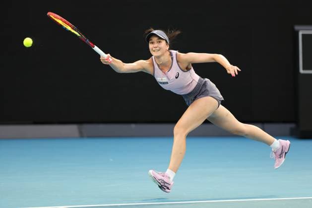 Eva Lys (GER), Australian Open 2025, Melbourne Park, Melbourne, Victoria, Australia. Copyright: xJuergenxHasenkopfx