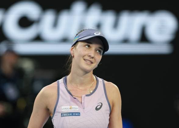 Eva Lys Team in der Spielerloge, Australian Open 2025, Melbourne Park, Melbourne, Victoria, Australia. Copyright: xJuergenxHasenkopfx