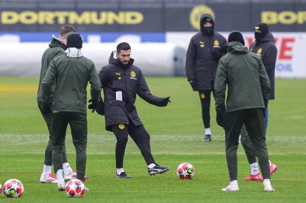 Sport Themen der Woche KW04 Sport Bilder des Tages 20.01.2025, Abschlusstraining Borussia Dortmund, UEFA Champions League, Trainer Nuri Sahin (Borussia Dortmund), Dortmund BVB Trainingsgelände NRW Deutschland xRHR-FOTO DEx *** 20 01 2025, Final training Borussia Dortmund, UEFA Champions League, Coach Nuri Sahin Borussia Dortmund , Dortmund BVB training ground NRW Germany xRHR PHOTO DEx Copyright: DennisxEwert RHR-FOTOx RHR-FOTO DE