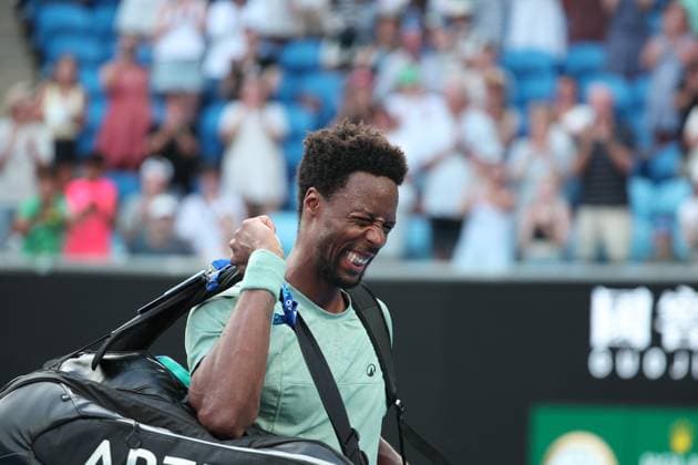 Open d Australie 2025 Gaël Monfils lors de l Open d Australie 2025 Nicolas Luttiau Bestimage Tennis : Open Australia 2025 in Melbourne Melbourne Australie  Copyright: x xNicolasxLuttiau Bestimagex xNicolasxLuttiau Bestimagex