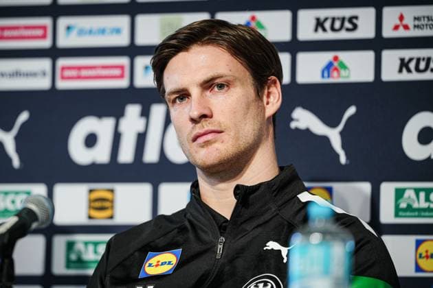 Sport Themen der Woche KW04 Sport Bilder des Tages Rune Dahmke (Deutschland, 34) DEN, Pressekonferenz Deutschland, Handball, 20.01.2025 DEN, Pressekonferenz Deutschland, Handball, 20.01.2025 Silkeborg *** Rune Dahmke Germany, 34 DEN, Press conference Germany, Handball, 20 01 2025 DEN, Press conference Germany, Handball, 20 01 2025 Silkeborg Copyright: xEibner-Pressefoto MarcelxvonxFehrnx EP_MFN