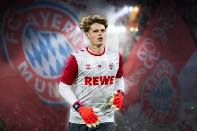 Jonas Urbig (1.FC Koeln) offenbar vor Wechsel zum FC Bayern Muenchen. ARCHIVFOTO,