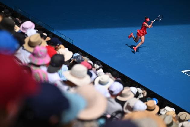Australian Open - Womens Singles - Round 4 Elina Svitolina (UKR) during her fourth round match at the 2025 Australian Open at Melbourne Park in Melbourne, Australia, on January 20, 2025. Photo by Corinne Dubreuil ABACAPRESS.COM Melbourne Australia  Copyright: xDubreuilxCorinne ABACAx