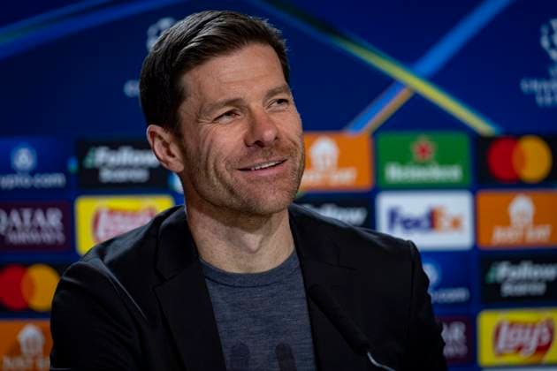 Champions League 2024 25 League Phase MD7: Bayer 04 Leverkusen Training and press conference, PK, Pressekonferenz Xabi Alonso, head coach of Bayer 04 Leverkusen, seen during the UEFA Champions League 2024 25 League Phase MD7 training and press conference at Estadio Riyadh Air Metropolitano on January 20, 2025 in Madrid, Spain. Madrid Estadio Riyadh Air Metropolitano Madrid Spain Copyright: xAlbertoxGardinx AGardin_20250120_Football_Champions_Bayern_Leverkusen_PC_0087