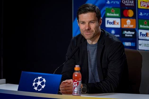 Sport Bilder des Tages Champions League 2024 25 League Phase MD7: Bayer 04 Leverkusen Training and press conference, PK, Pressekonferenz Xabi Alonso, head coach of Bayer 04 Leverkusen, seen during the UEFA Champions League 2024 25 League Phase MD7 training and press conference at Estadio Riyadh Air Metropolitano on January 20, 2025 in Madrid, Spain. Madrid Estadio Riyadh Air Metropolitano Madrid Spain Copyright: xAlbertoxGardinx AGardin_20250120_Football_Champions_Bayern_Leverkusen_PC_0096