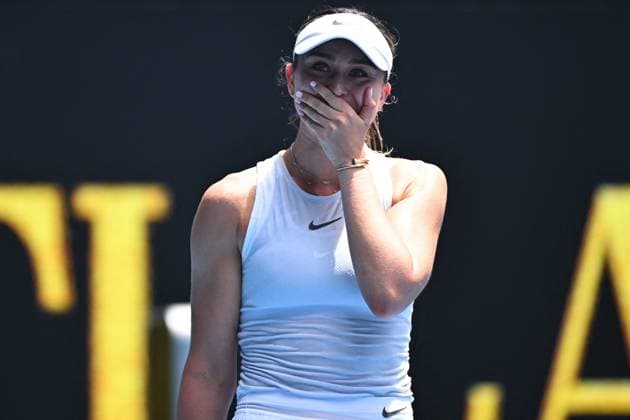 Australian Open - Quarter Round - Paula Badosa Paula Badosa (ESP) during her quarter round match at the 2025 Australian Open at Melbourne Park in Melbourne, AUSTRALIA, on January 21, 2025. Photo by Corinne Dubreuil ABACAPRESS.COM Melbourne Australia  Copyright: xDubreuilxCorinne ABACAx