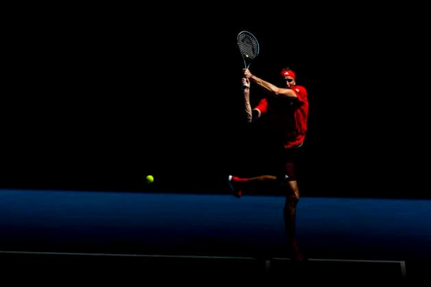 MELBOURNE, VIC - JANUARY 21: Alexander Zverev of Germany in action during the Quarterfinals of the 2025 Australian Open on January 21 2025, at Melbourne Park in Melbourne, Australia. (Photo by Jason Heidrich Icon Sportswire) TENNIS: JAN 21 Australian Open EDITORIAL USE ONLY Icon250121098