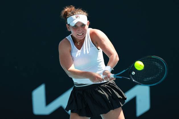 Sport Bilder des Tages Sonja Zhenikhova (GER), Maedchen Einzel, Girls Singles, Australian Open 2025, Melbourne Park, Melbourne, Victoria, Australia. Copyright: xJuergenxHasenkopfx