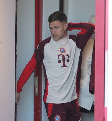 21.01.2025, Champions League FC Bayern Abschlusstraining, Saebenerstrasse Muenchen, Fussball, im Bild: Joshua Kimmich (FC Bayern Muenchen)