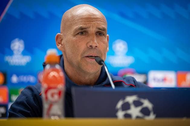 SOCCER - UEFA CL, Madrid vs RBS MADRID,SPAIN,21.JAN.25 - SOCCER - UEFA Champions League, Real Madrid CF vs Red Bull Salzburg, preview, press conference, PK, Pressekonferenz RBS. Image shows head coach Thomas Letsch (RBS).  GEPAxpictures xFelipexMondino