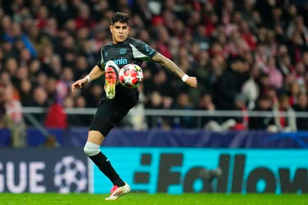 Atletico de Madrid v Bayer 04 Leverkusen - UEFA Champions League 2024 25 League Phase MD7 Piero Hincapie centre-back of Bayer 04 Leverkusen and Ecuador during the UEFA Champions League 2024 25 League Phase MD7 match between Atletico de Madrid and Bayer 04 Leverkusen at Riyadh Air Metropolitano on January 21, 2025 in Madrid, Spain. Madrid Spain  Copyright: xJosexBretonx originalFilename:bretonhernandez-atletico250121_npjF0.jpg