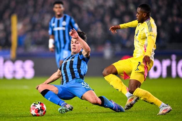 Club Brugge v Juventus - UEFA Champions League BRUGGE, BELGIUM - JANUARY 21 : Jashari Ardon midfielder of Club Brugge during the UEFA Champions League 2024 25 League Phase MD7 match between Club Brugge and Juventus on January 21, 2025 in Brugge, Belgium, 21 01 2025  Copyright: xTomasxSiskx