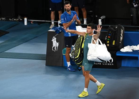 2025 Australian Open Carlos Alcaraz (ESP) , Novak Djokovic (SRB)