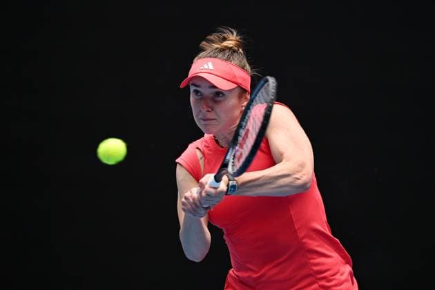 TENNIS AUSTRALIAN OPEN, Elina Svitolina of Ukraine during her 1 4 final match against Madison Keys of USA during the 2025 Australian Open at Melbourne Park in Melbourne, Wednesday, January 22, 2025. ( NO ARCHIVING, EDITORIAL USE ONLY, NO USE IN BOOKS WITHOUT CONSENT MELBOURNE VICTORIA AUSTRALIA  Copyright: xJAMESxROSSx 20250122139948025562