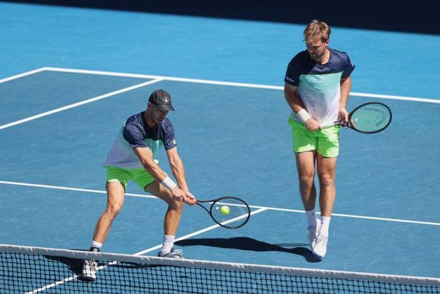 Kevin Krawietz, Tim Puetz, Herren Doppel, Men s Doubles, Australian Open 2025, Melbourne Park, Melbourne, Victoria, Australia. Copyright: xJuergenxHasenkopfx
