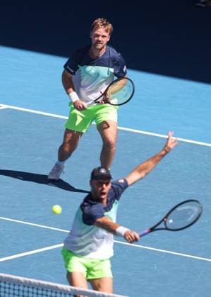 Kevin Krawietz, Tim Puetz, Herren Doppel, Men s Doubles, Australian Open 2025, Melbourne Park, Melbourne, Victoria, Australia. Copyright: xJuergenxHasenkopfx