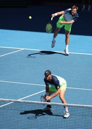 Kevin Krawietz, Tim Puetz, Herren Doppel, Men s Doubles, Australian Open 2025, Melbourne Park, Melbourne, Victoria, Australia. Copyright: xJuergenxHasenkopfx