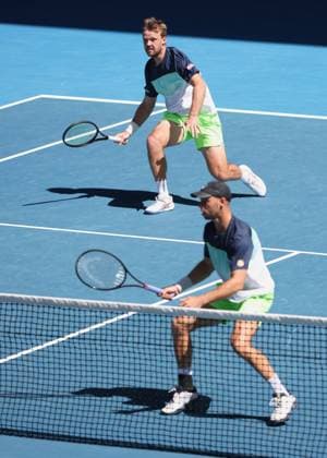 Kevin Krawietz, Tim Puetz, Herren Doppel, Men s Doubles, Australian Open 2025, Melbourne Park, Melbourne, Victoria, Australia. Copyright: xJuergenxHasenkopfx